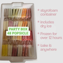 Load image into Gallery viewer, Party Box ( Delivered  ) 48 Popsicles
