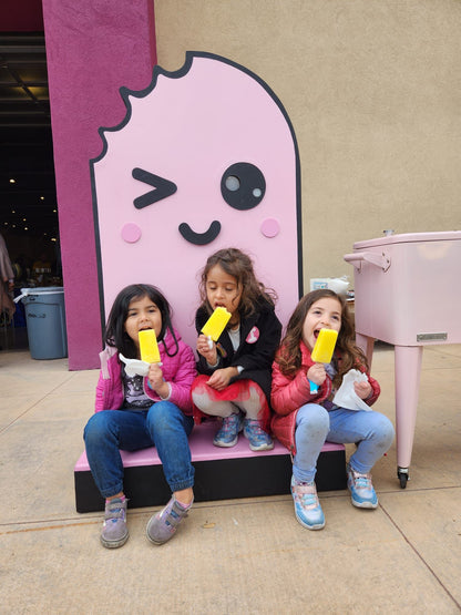 Joy on a Stick handcrafted popsicles in colorful seasonal flavors — real fruit, real cream, and vegan options, delivered fresh in customizable boxes.